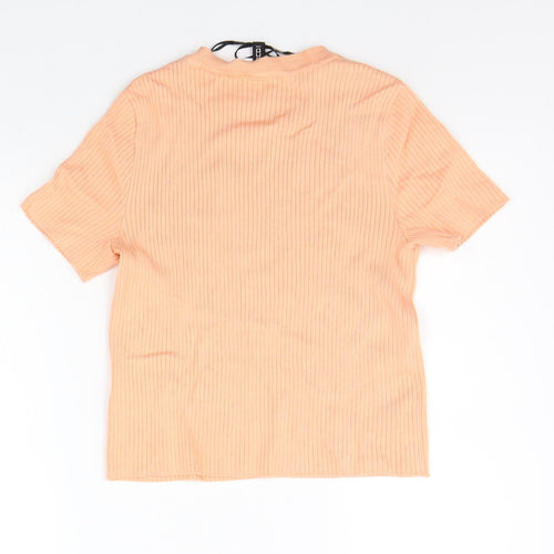 Divided Womens Orange   Basic T-Shirt Size M