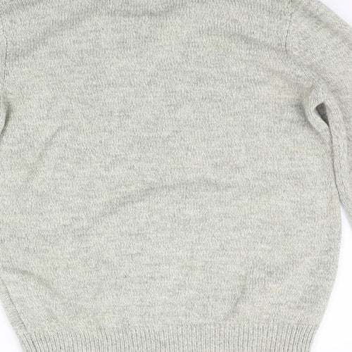Broken Standard Mens Beige Check  Pullover Jumper Size L