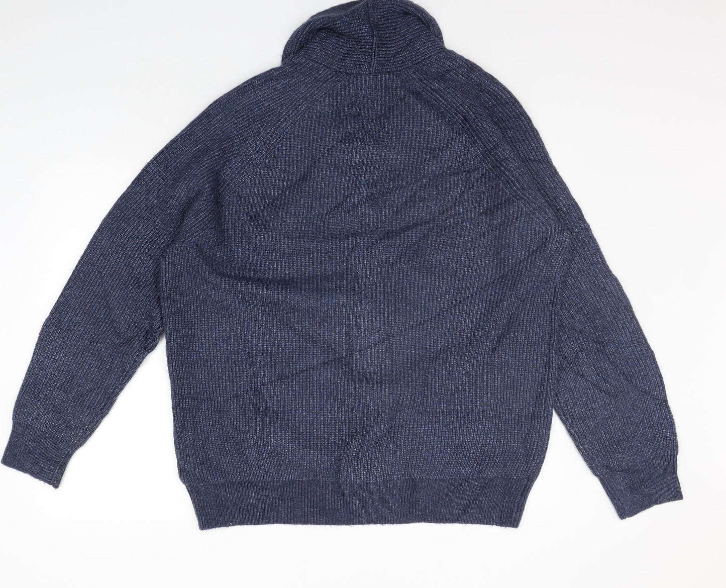 Marks and Spencer Mens Blue   Cardigan Jumper Size XL