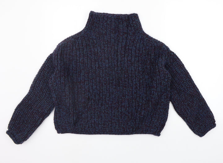 SILVER Day Girls Blue   Pullover Jumper Size S