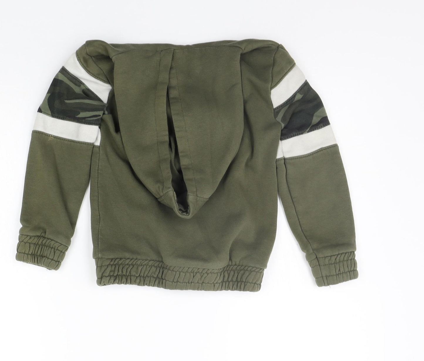 George Girls Green Houndstooth  Pullover Jumper Size 4-5 Years