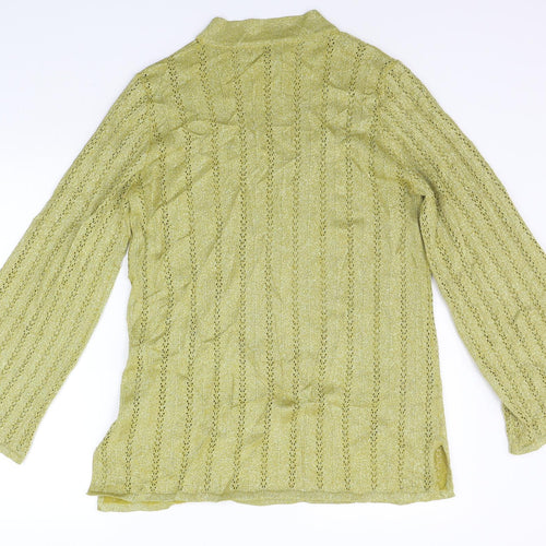 Marks and Spencer Womens Yellow   Pullover Jumper Size 16