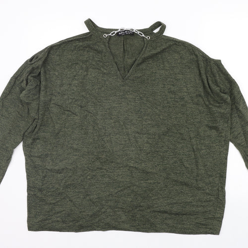 Select Womens Green   Pullover Jumper Size 12