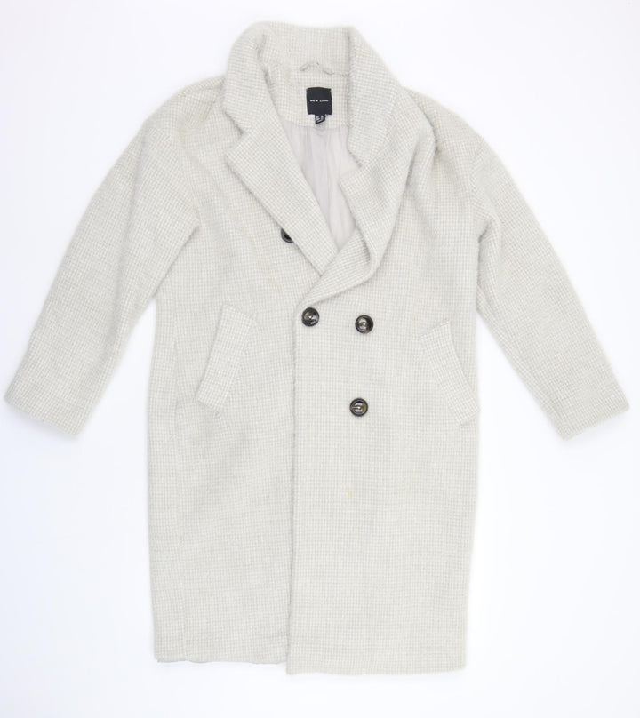 New Look Womens Grey   Jacket Coat Size 12