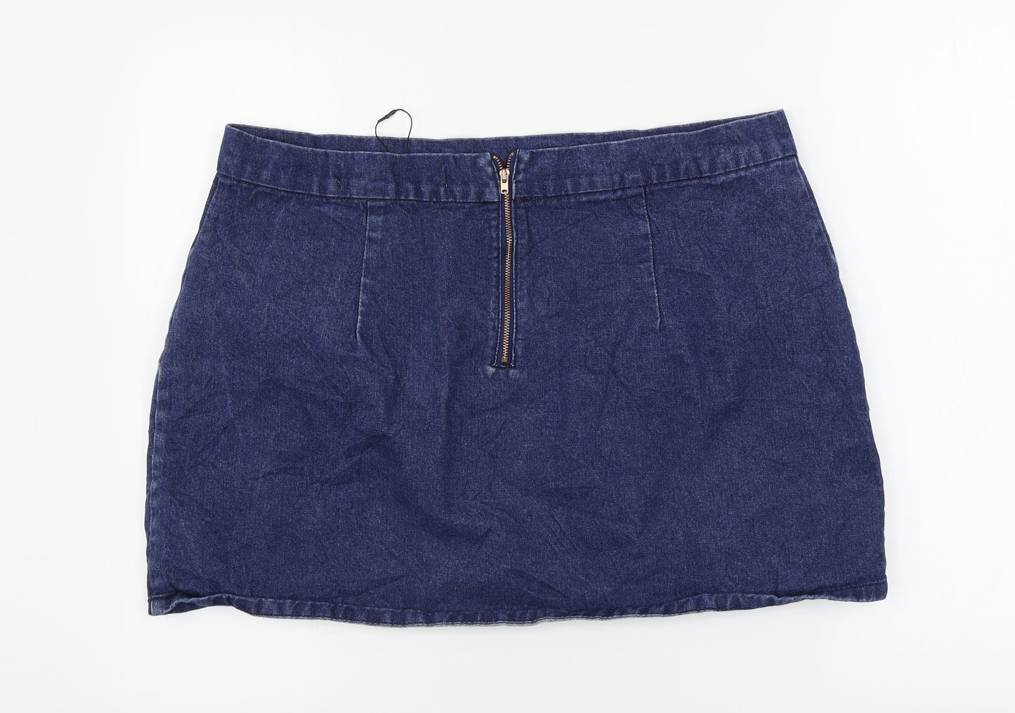 denim co Womens Blue   A-Line Skirt Size 20