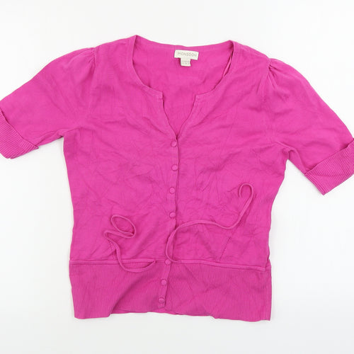 Monsoon  Womens Pink   Cardigan Jumper Size 10