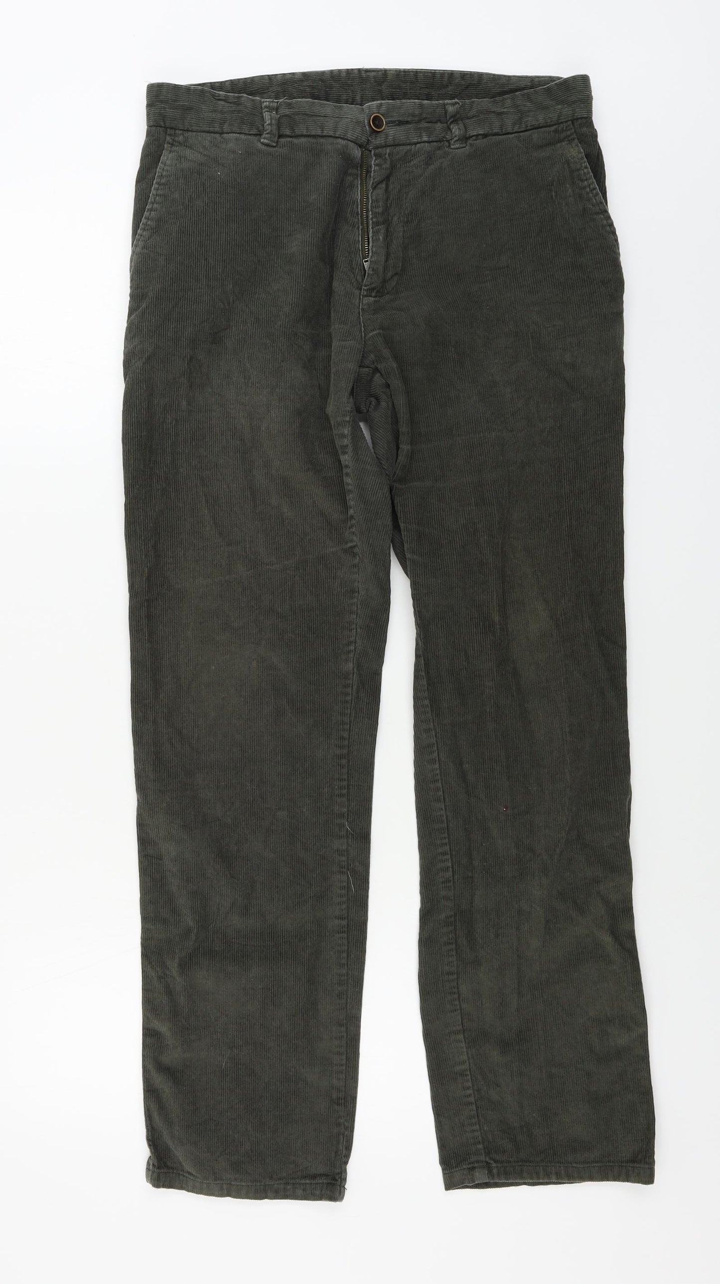 Ed Walters  Mens Green   Trousers  Size 32 in L27 in