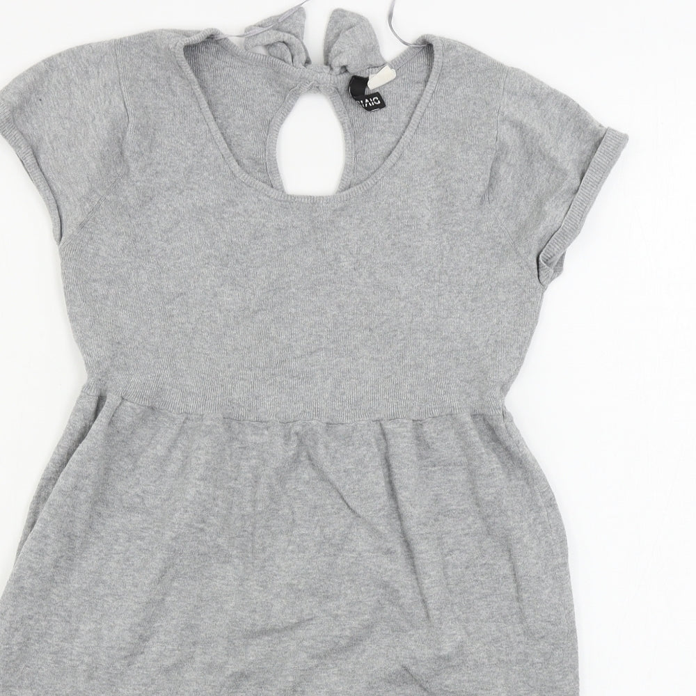 H&M  Womens Grey   A-Line  Size 10