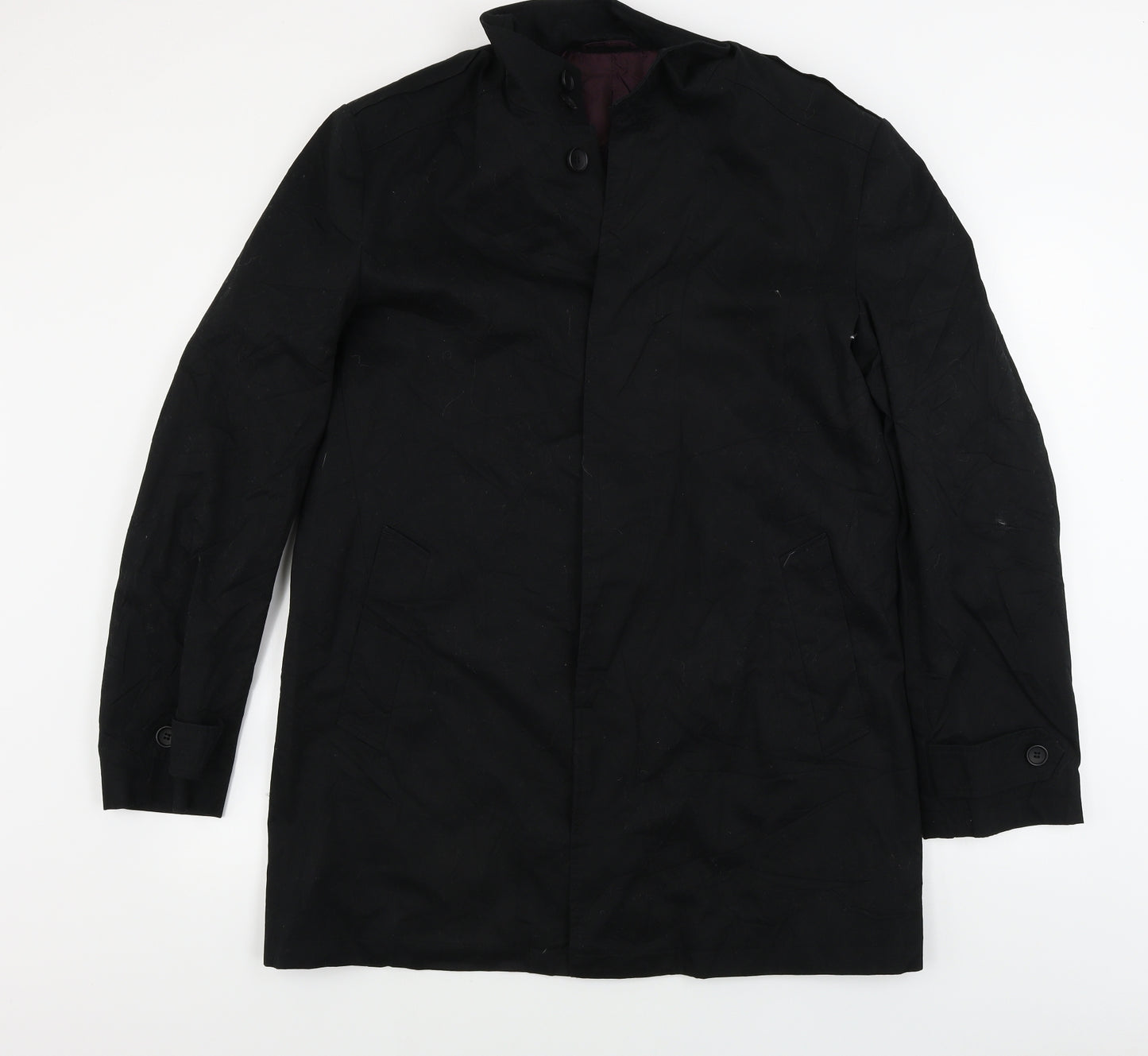 F&F Mens Black   Jacket Coat Size L
