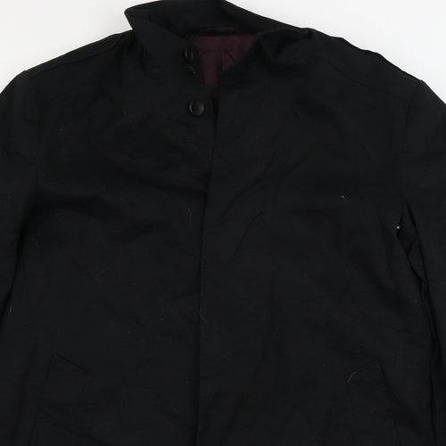F&F Mens Black   Jacket Coat Size L