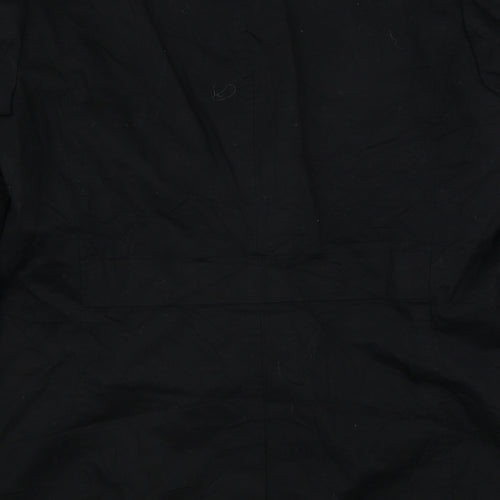 F&F Mens Black   Jacket Coat Size L