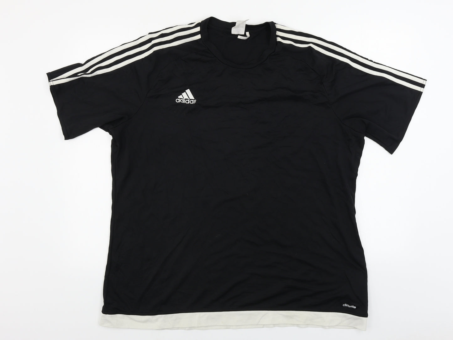 adidas  Mens Black    T-Shirt Size 2XL