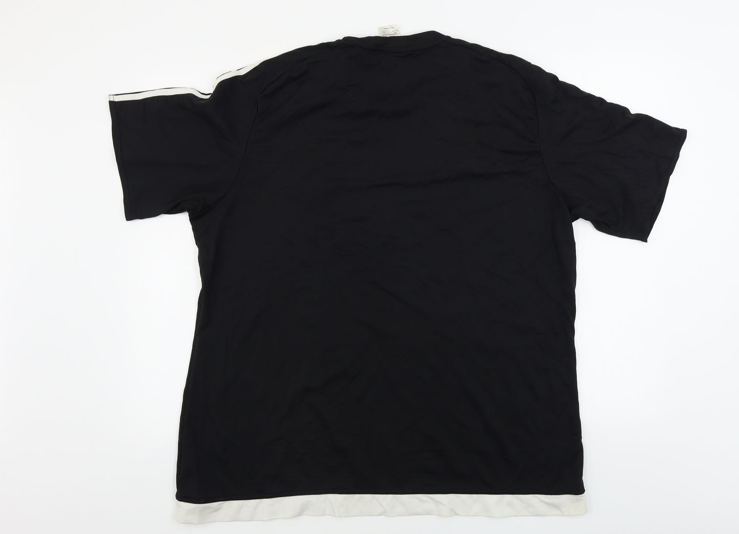adidas  Mens Black    T-Shirt Size 2XL