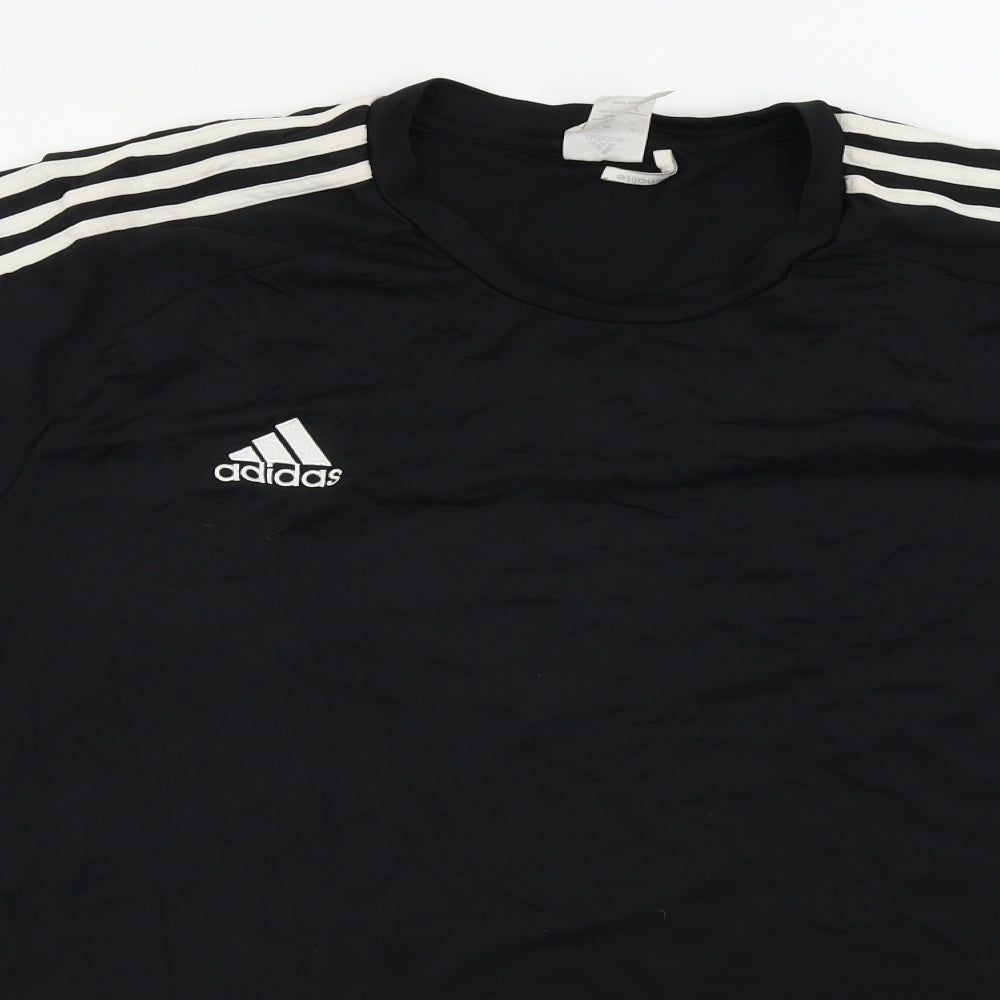 adidas  Mens Black    T-Shirt Size 2XL