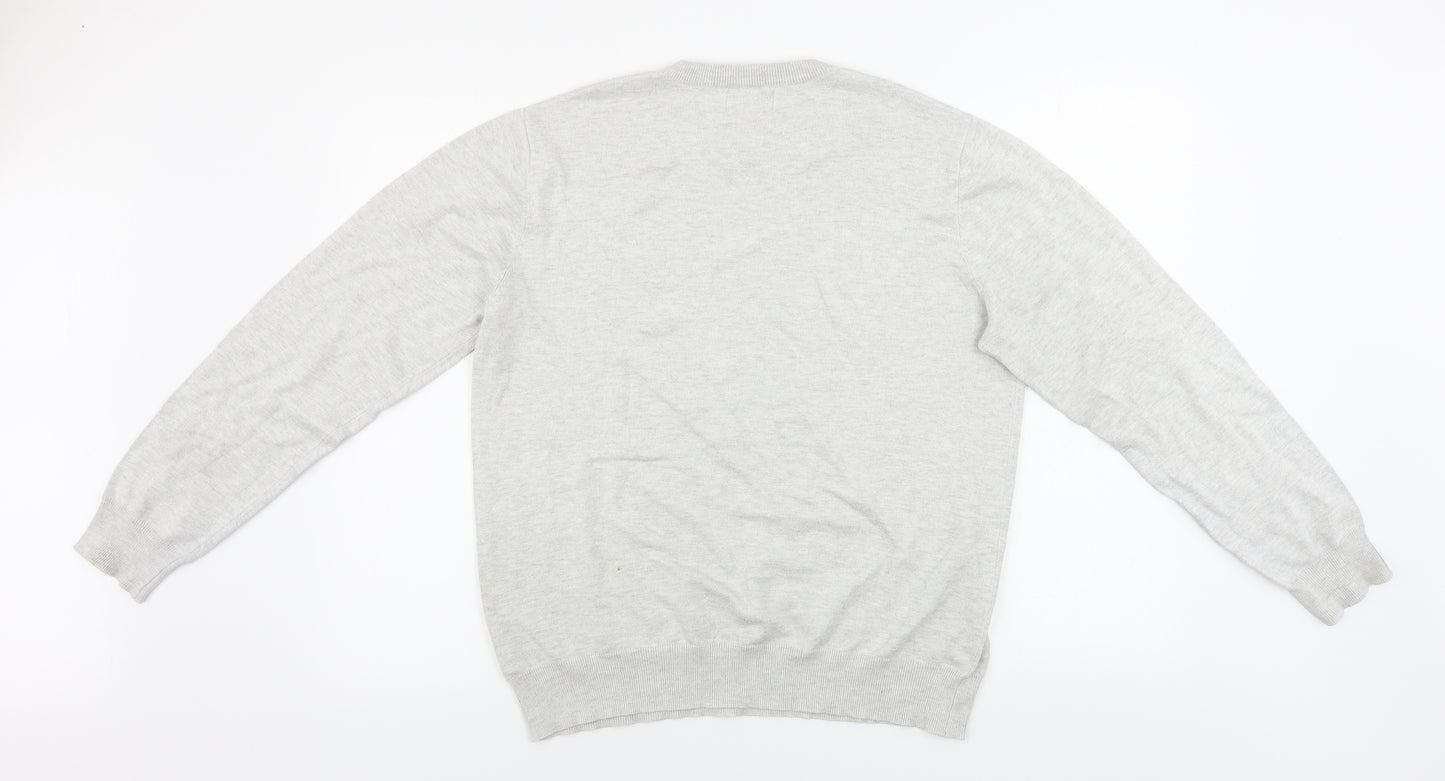 Christiano Baldinucci  Mens Grey   Pullover Jumper Size L