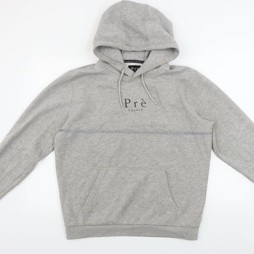 Pre London  Mens Grey   Pullover Hoodie Size M