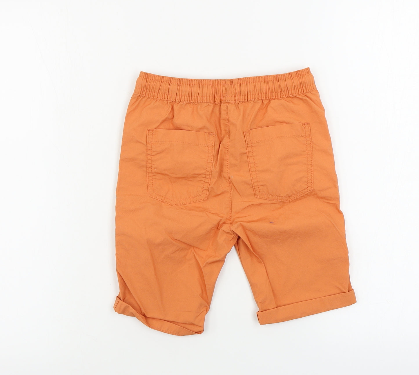 TU Boys Orange   Chino Shorts Size 7 Years