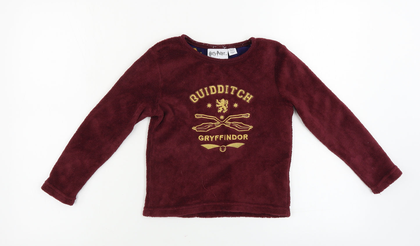 Harry Potter Girls Purple   Pullover Jumper Size 6-7 Years