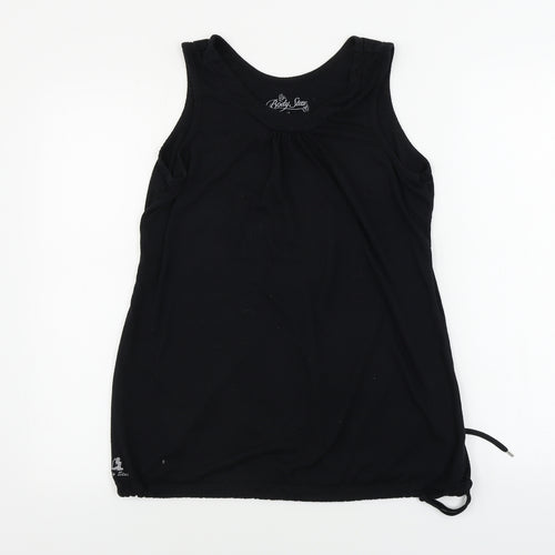 Body Star  Womens Black   Basic T-Shirt Size 14