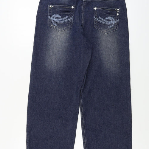 miladys  Womens Blue   Straight Jeans Size 10 L24 in