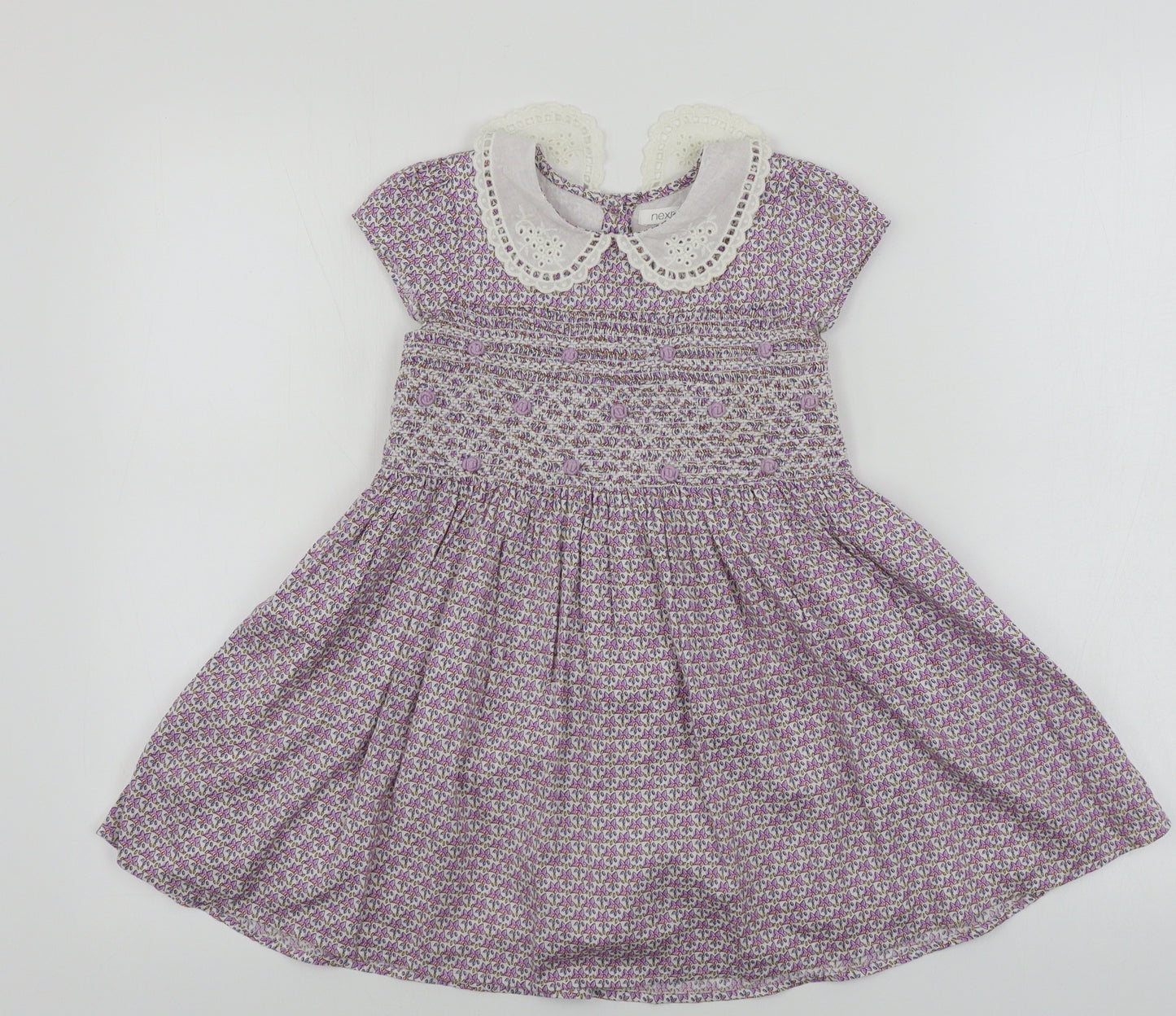 NEXT  Girls Pink Floral  A-Line  Size 4-5 Years