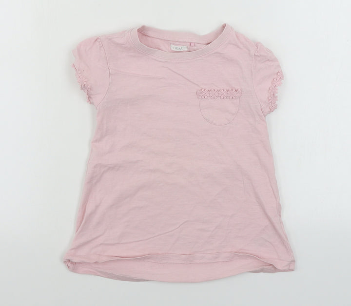 NEXT  Girls Pink   Basic T-Shirt Size 8 Years