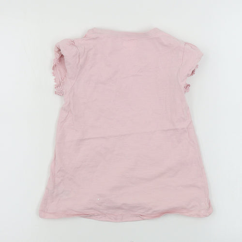 NEXT  Girls Pink   Basic T-Shirt Size 8 Years