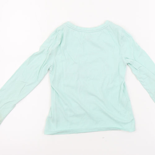 Gap  Girls Green   Basic T-Shirt Size 6-7 Years