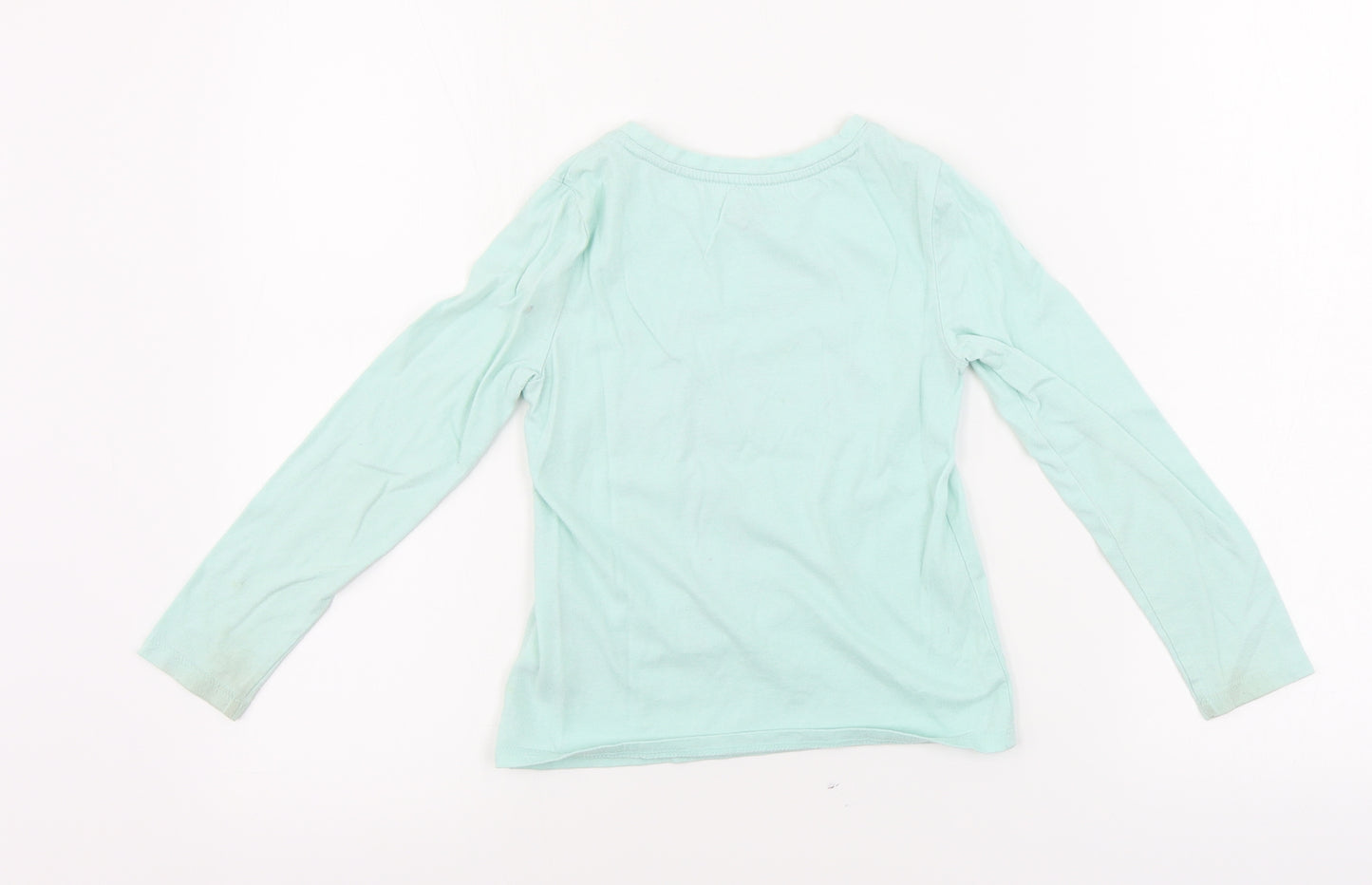 Gap  Girls Green   Basic T-Shirt Size 6-7 Years