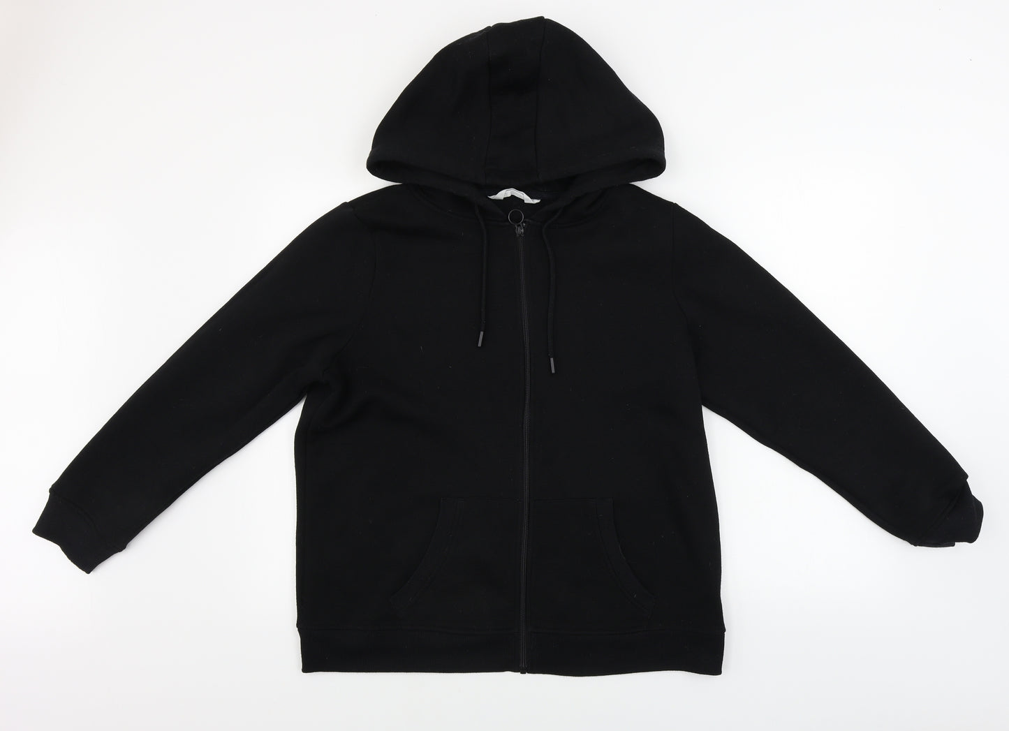 Primark  Womens Black   Full Zip Hoodie Size L