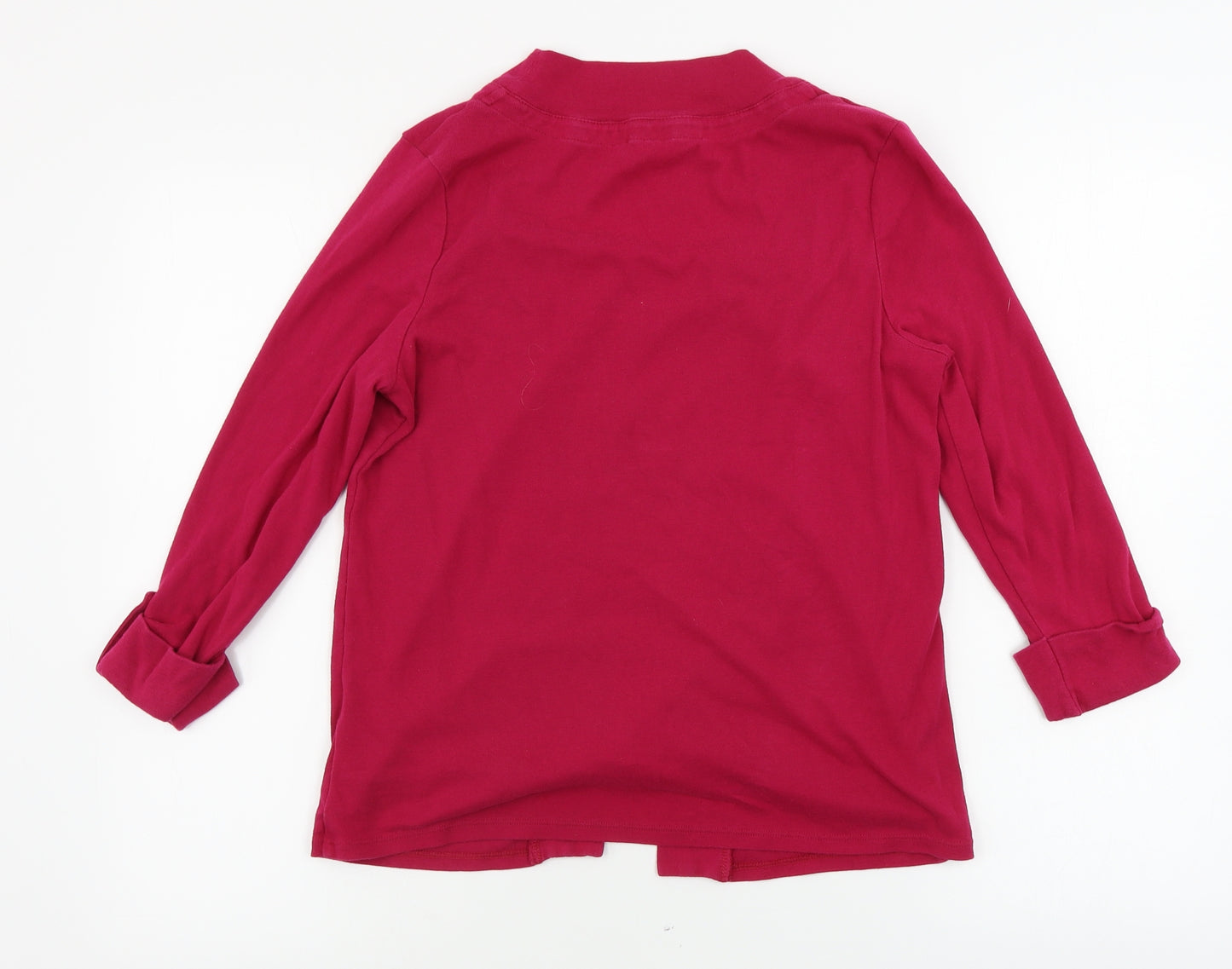 Maine New England Womens Pink Striped  Basic Blouse Size 12