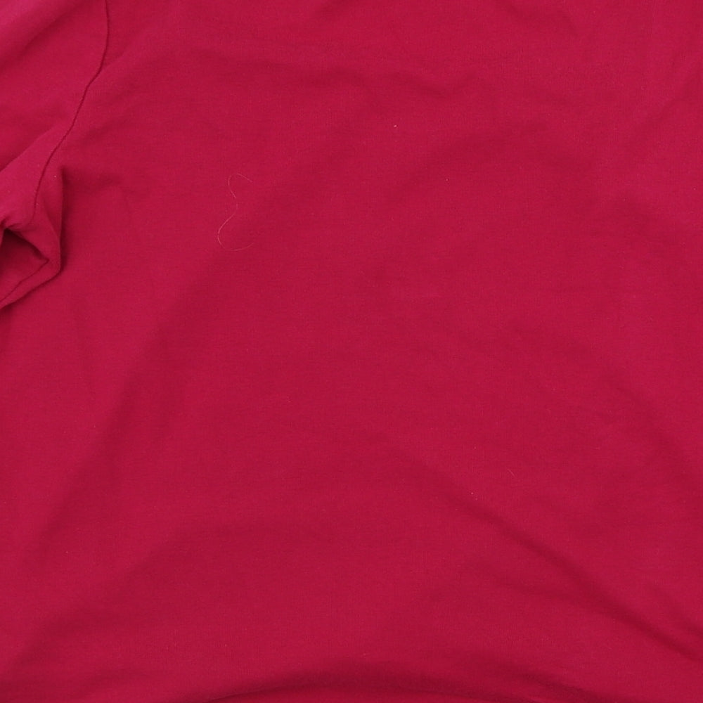 Maine New England Womens Pink Striped  Basic Blouse Size 12