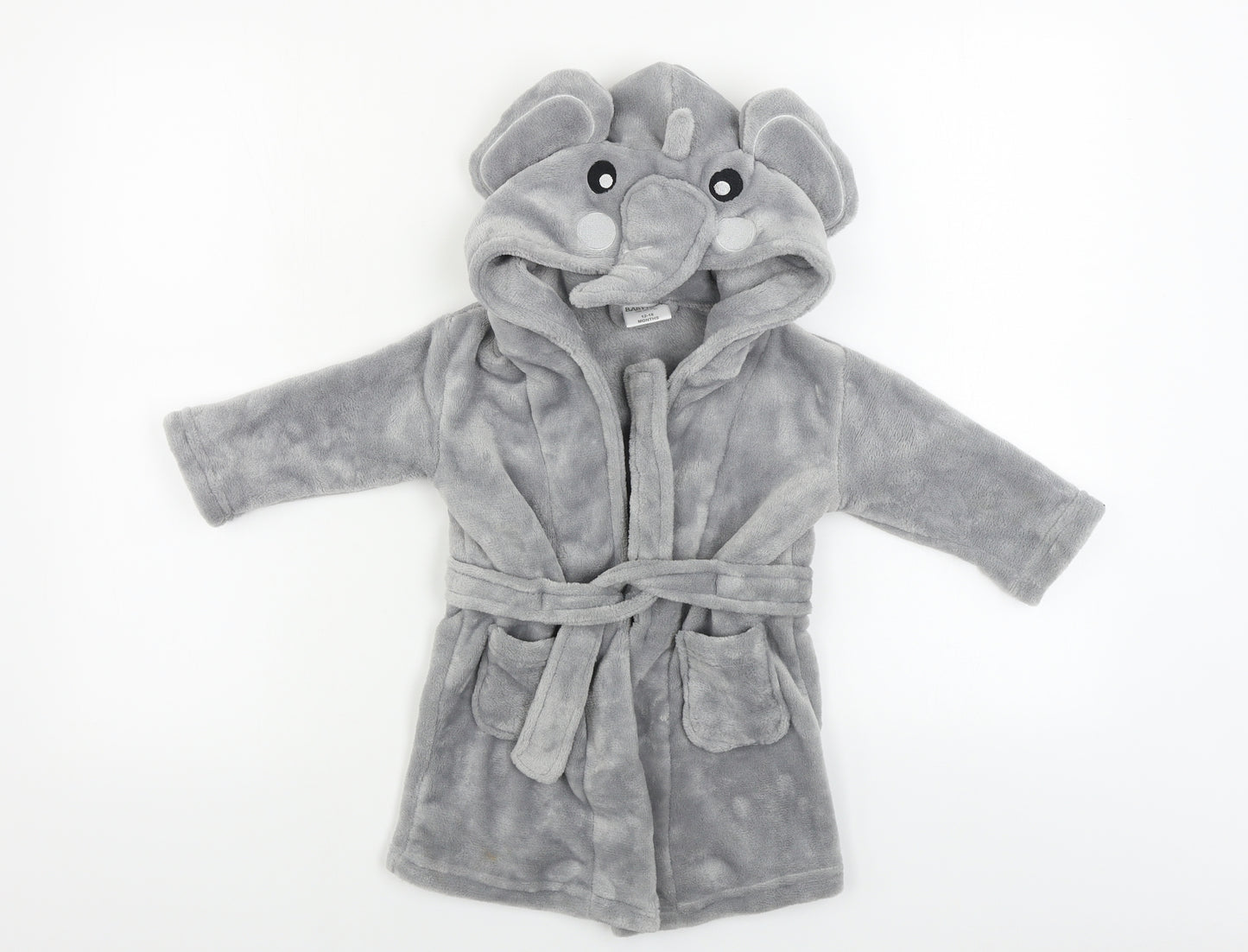 Babytown  Boys Grey    Gown Size 12-18 Months