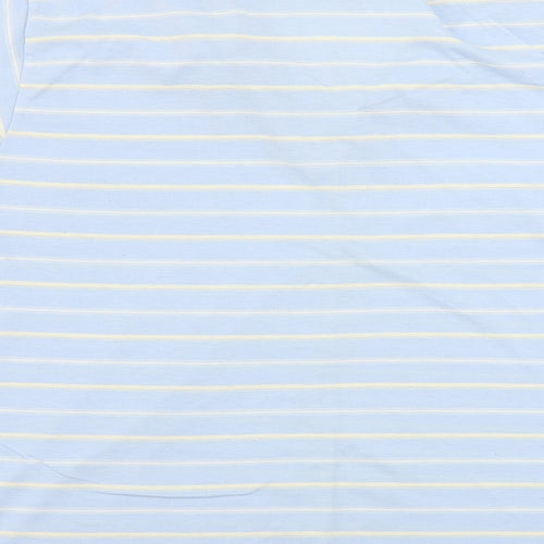 reue de france Mens Blue Striped   Polo Size XL