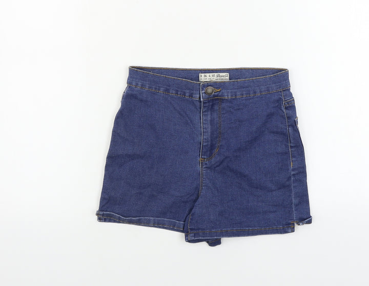 denim co Womens Blue Cut-Off Shorts Size 8