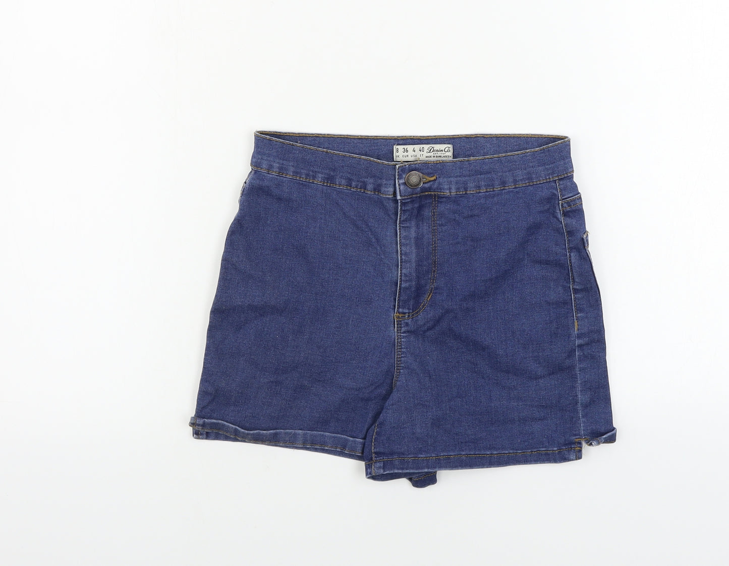 denim co Womens Blue   Cut-Off Shorts Size 8
