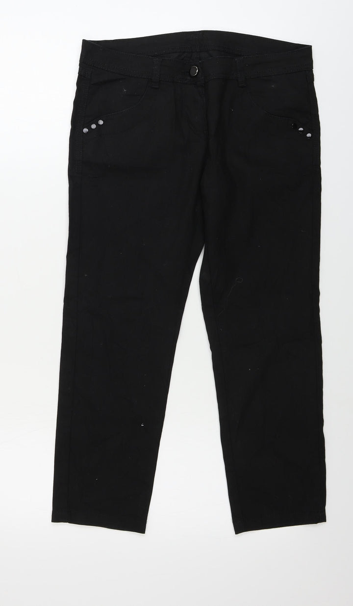 Preworn  Womens Black   Skinny Jeans Size 10 L23 in