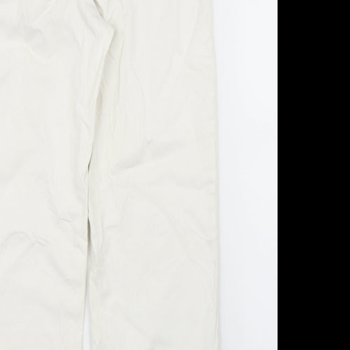 Preworn Womens White   Capri Trousers Size M L24 in