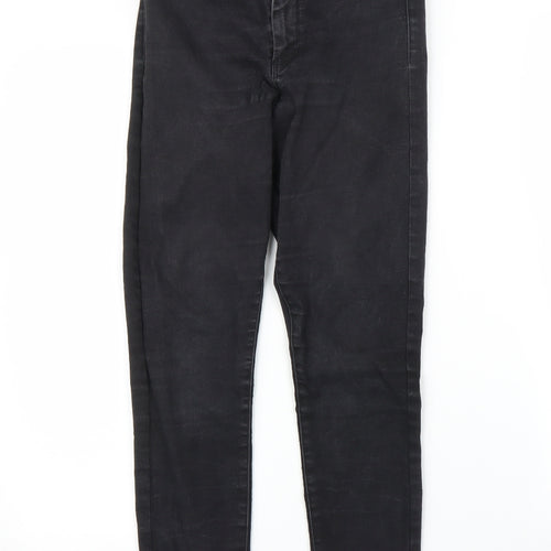 Primark Womens Black  Denim Skinny Jeans Size 12 L24 in