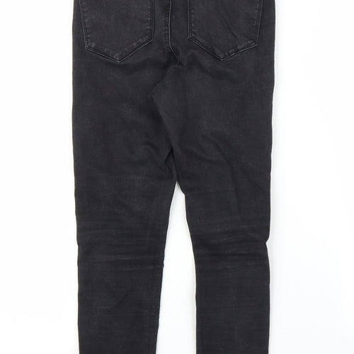 Primark Womens Black  Denim Skinny Jeans Size 12 L24 in