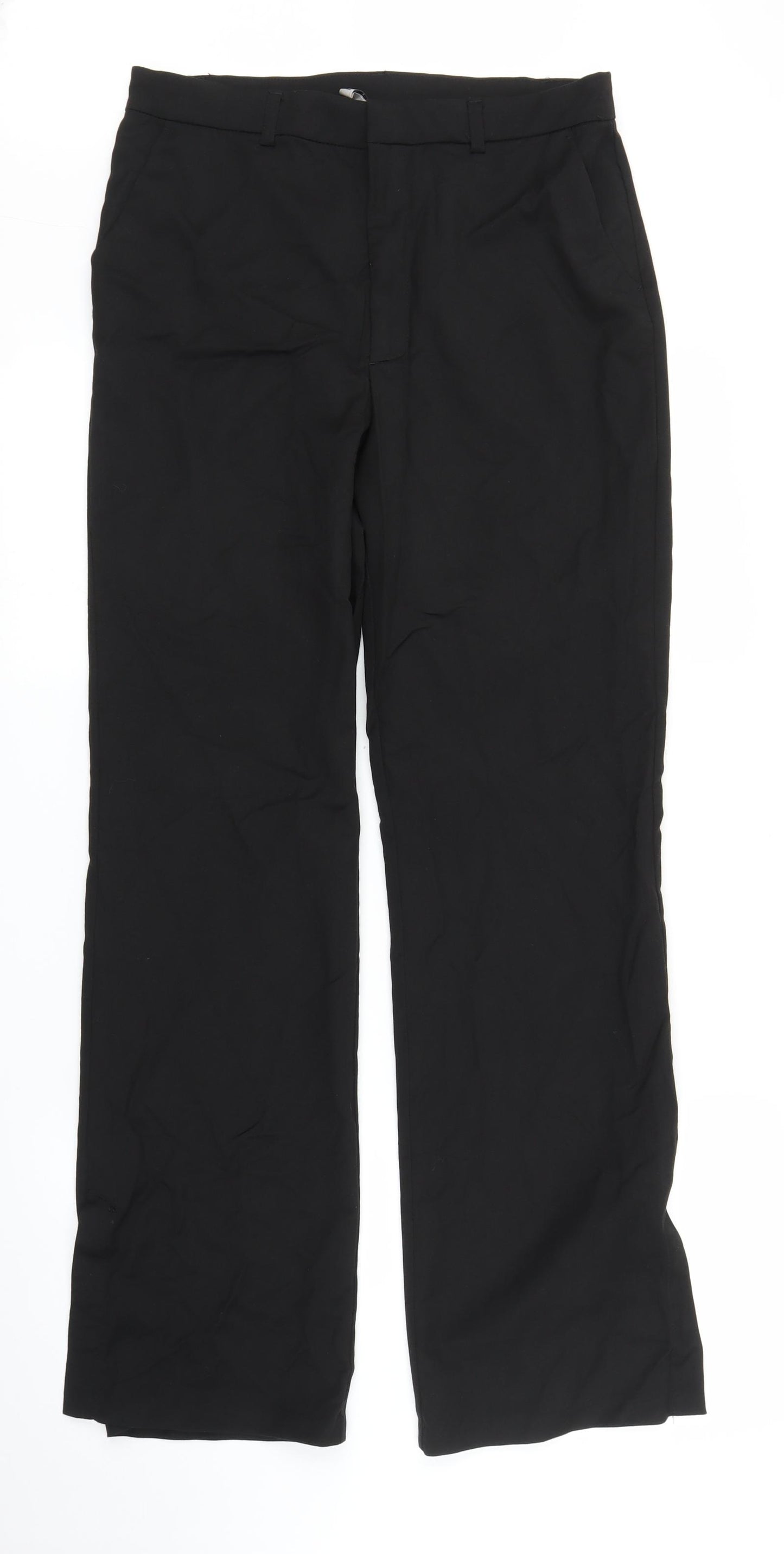 H&M Womens Black   Trousers  Size 14 L29 in