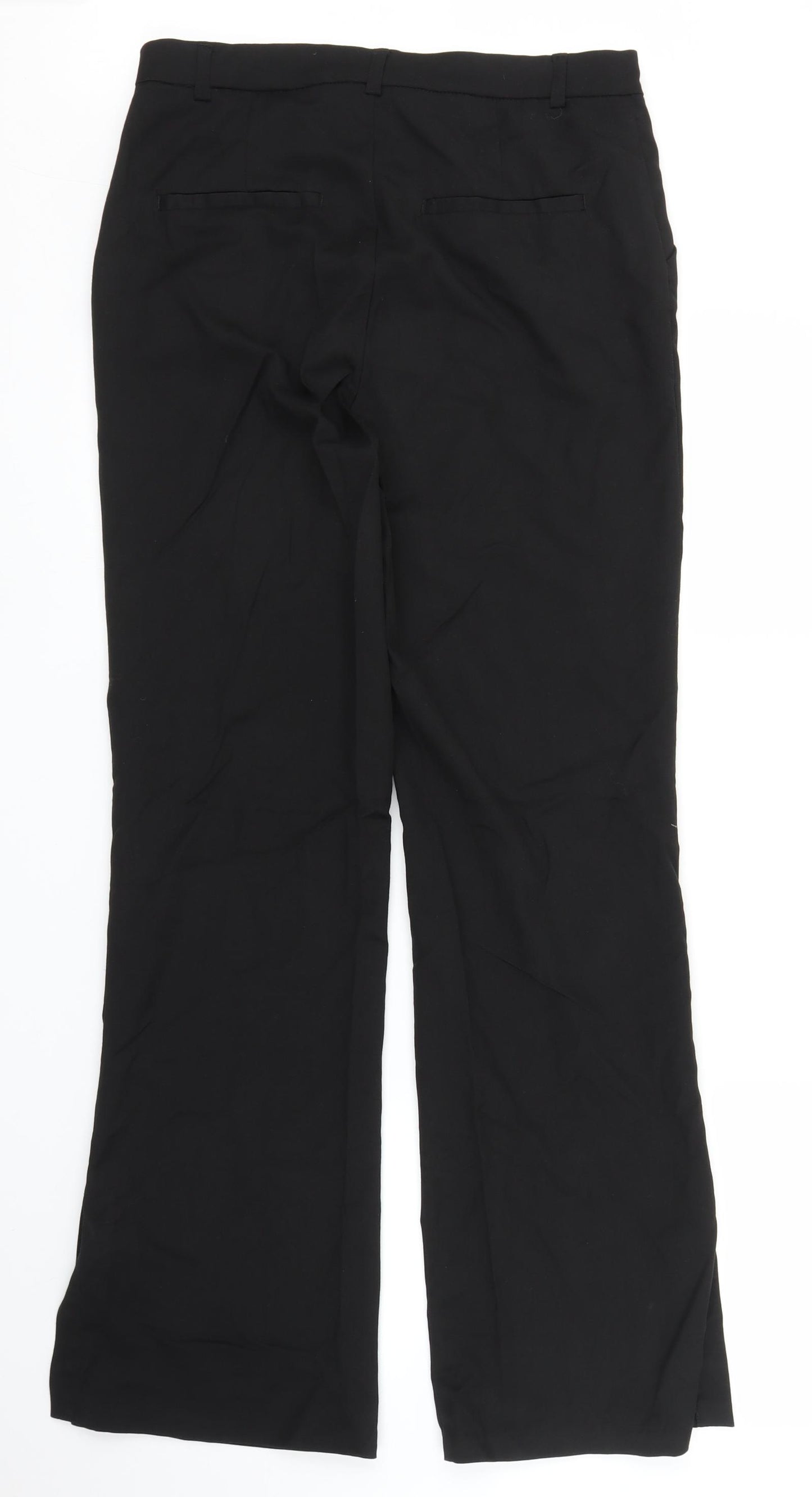 H&M Womens Black   Trousers  Size 14 L29 in