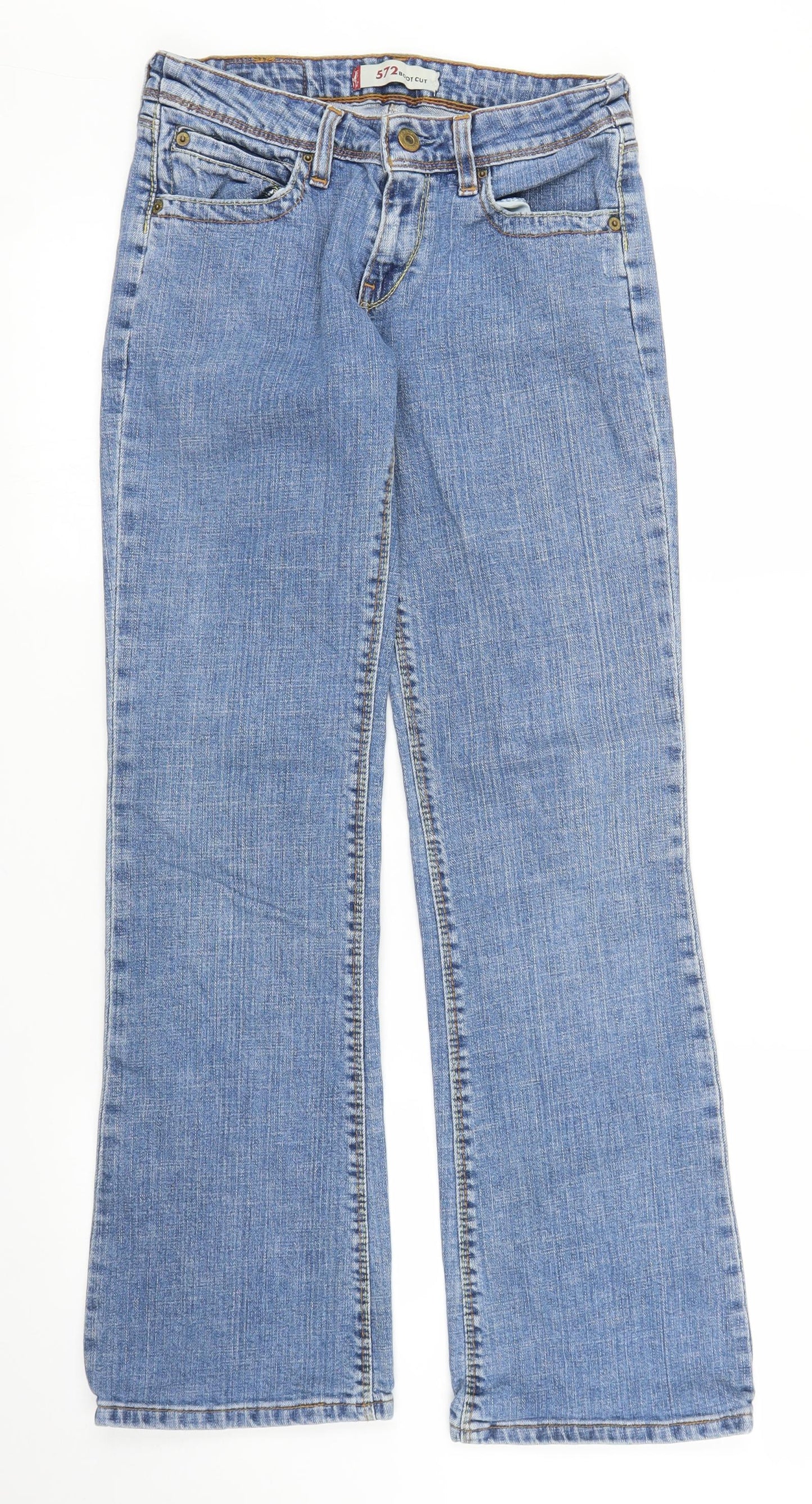 Levis Womens Blue  Denim Bootcut Jeans Size S L29 in