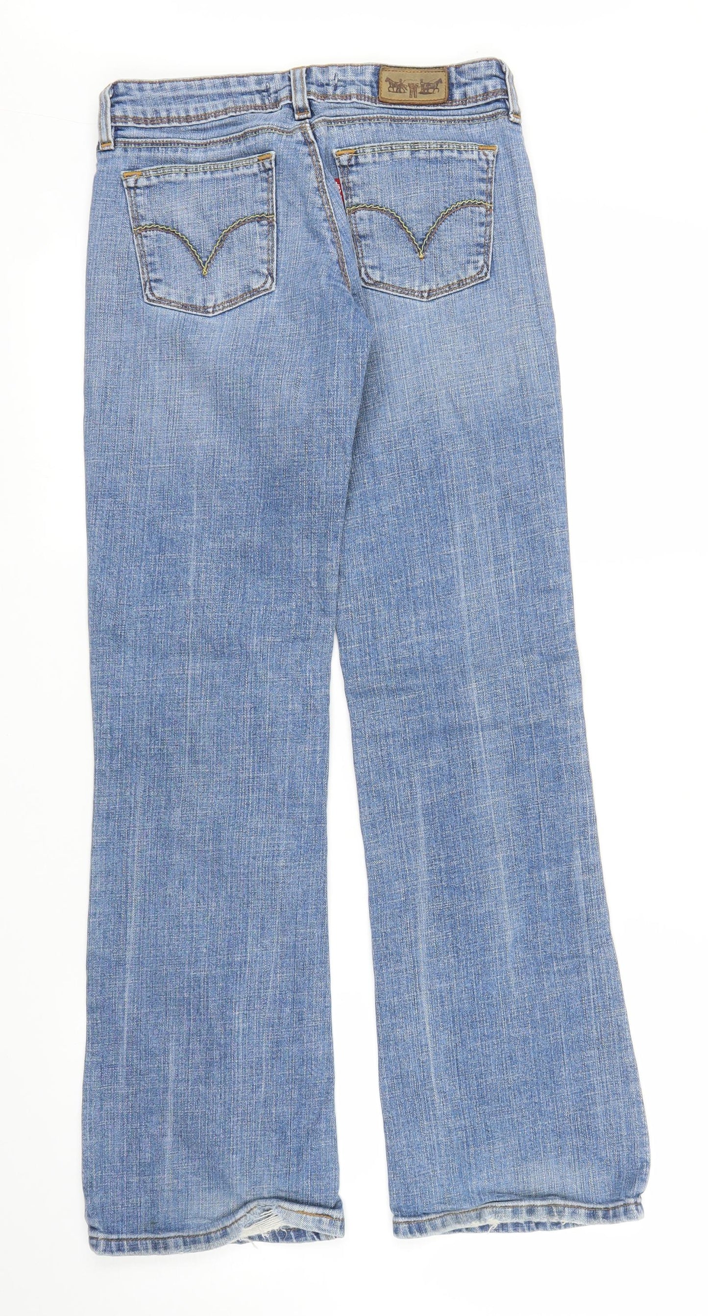 Levis Womens Blue  Denim Bootcut Jeans Size S L29 in