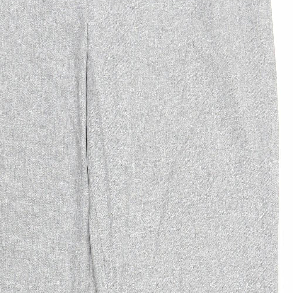 New Look Womens Grey   Trousers  Size 14 L27 in