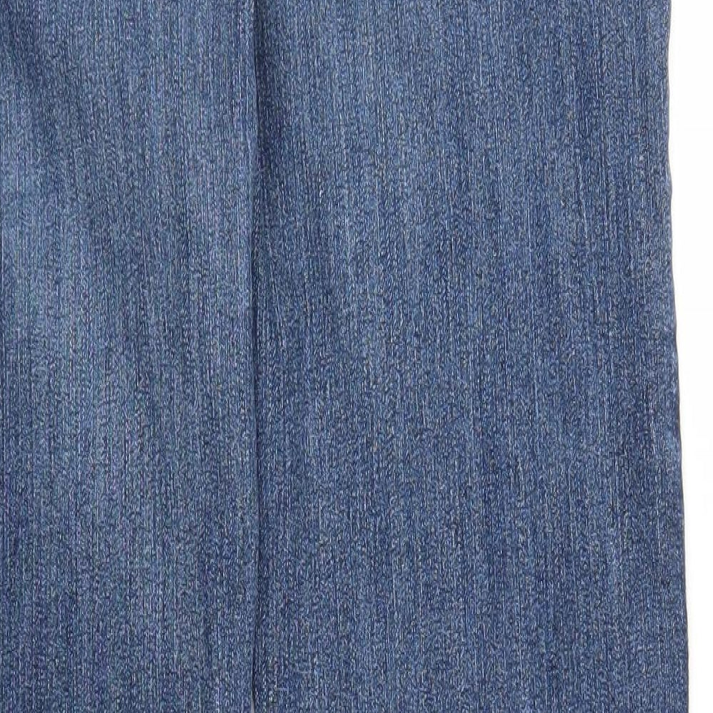 Debenhams Womens Blue  Denim Bootcut Jeans Size 14 L28 in