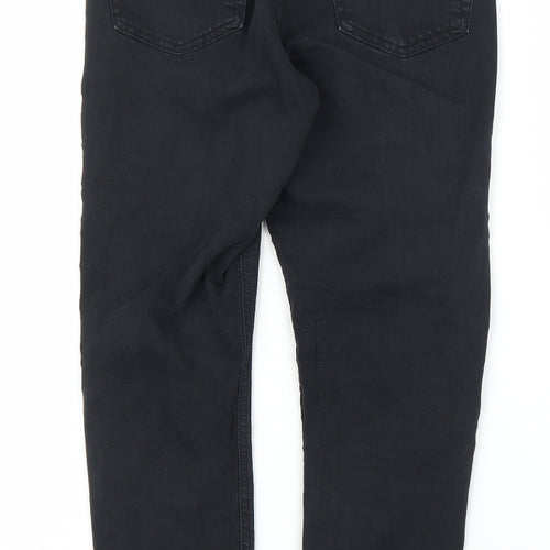 Topshop Womens Black  Denim Skinny Jeans Size 26 in L25 in