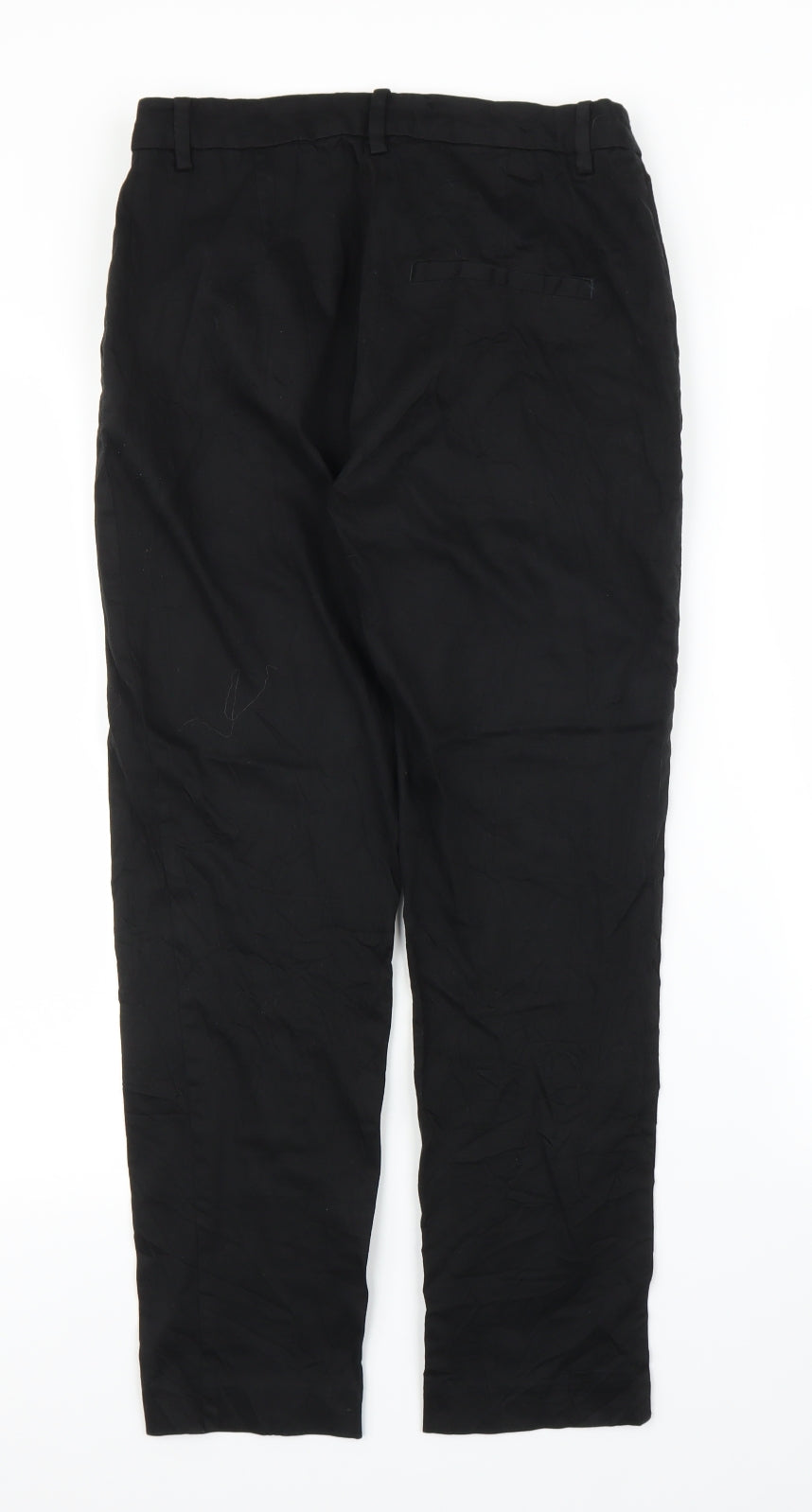 H&M Womens Black   Capri Trousers Size 10 L25 in