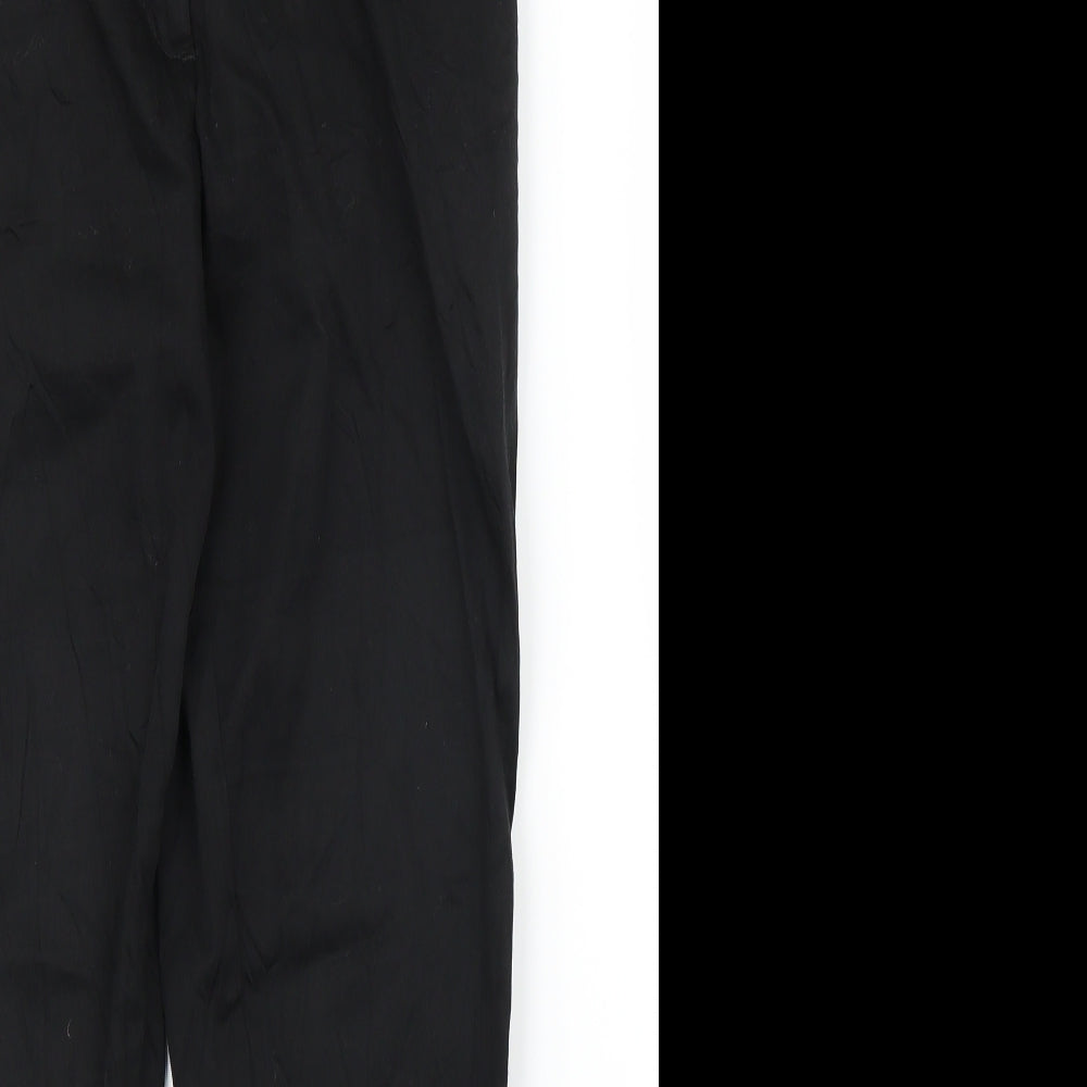 H&M Womens Black   Capri Trousers Size 10 L25 in