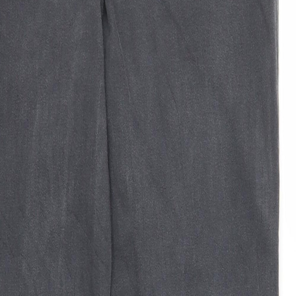 M&S Womens Grey  Denim Straight Jeans Size 14 L29 in